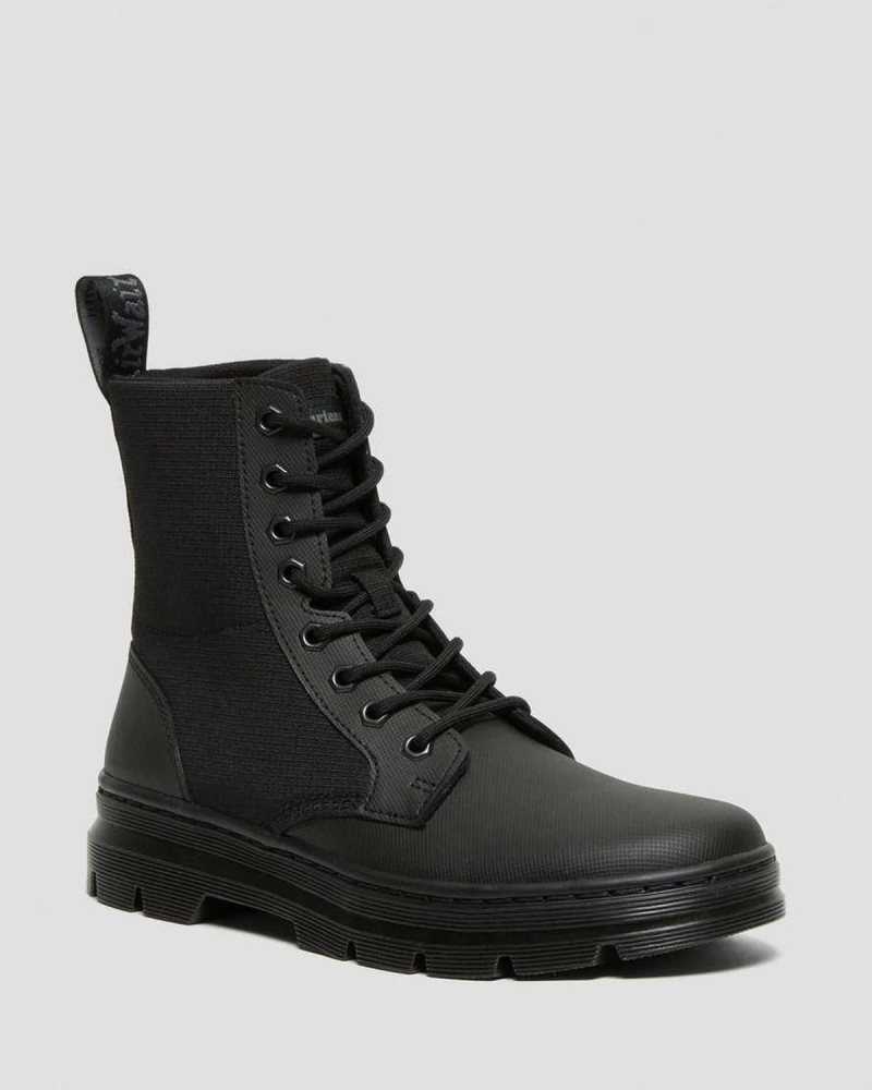 Dr Martens Combs II Poly Vanlige Boots Fritidsstøvler Dame Svarte Svarte | APBVJ7968