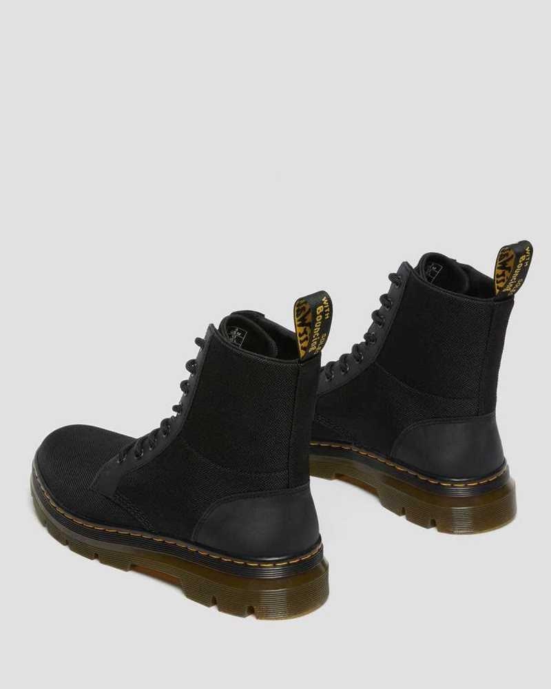 Dr Martens Combs Poly Vanlige Boots Støvletter Herre Svarte | ALTKH0874