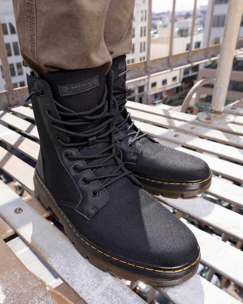 Dr Martens Combs Poly Vanlige Boots Støvletter Herre Svarte | ALTKH0874