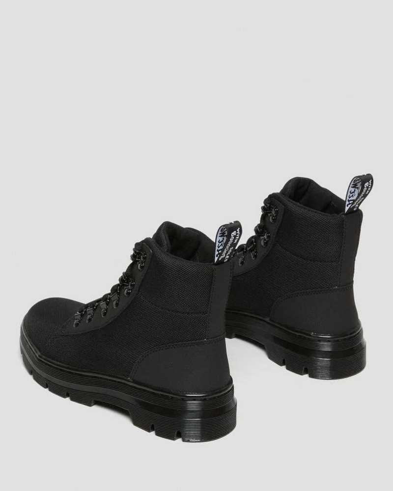 Dr Martens Combs Poly Vanlige Boots Støvletter Dame Svarte | YWRLZ6720