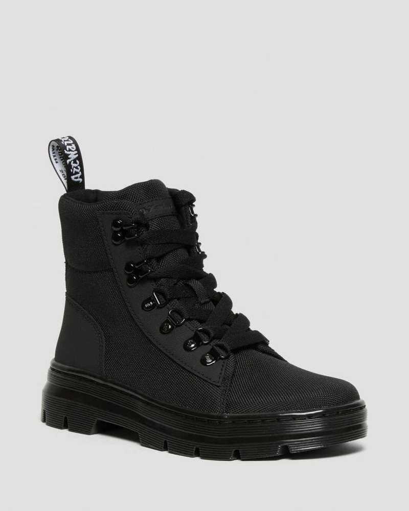 Dr Martens Combs Poly Vanlige Boots Støvletter Dame Svarte | YWRLZ6720