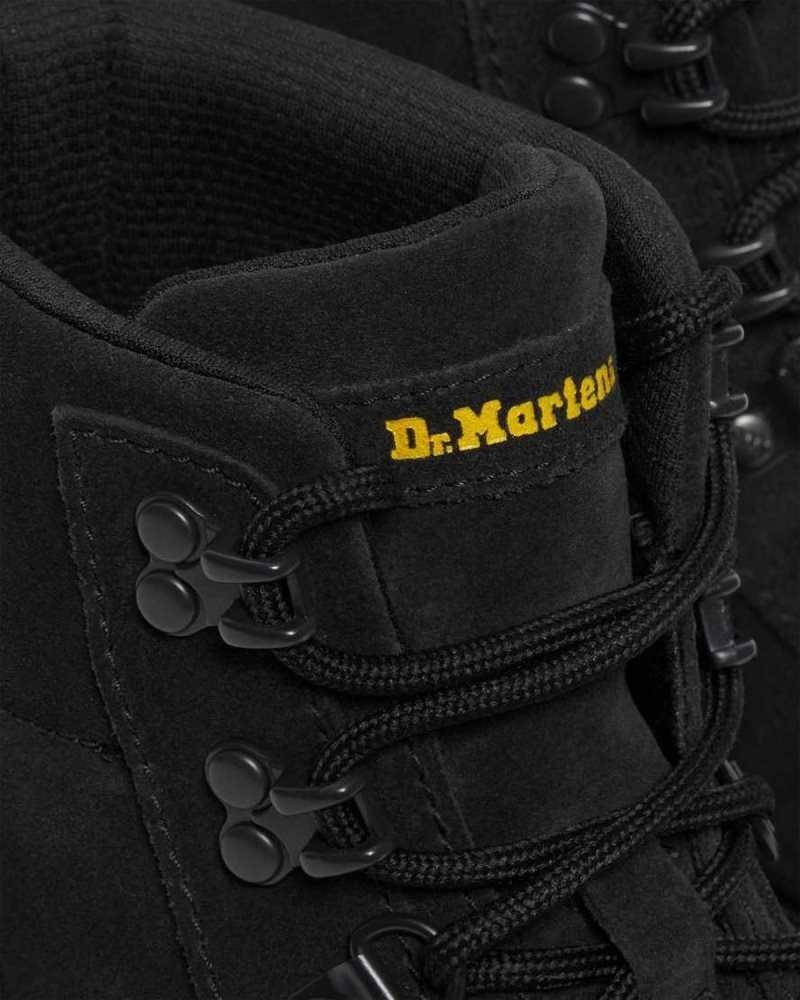 Dr Martens Combs Semsket Skinn Vanlige Boots Fritidsstøvler Dame Svarte | CIFXQ9345