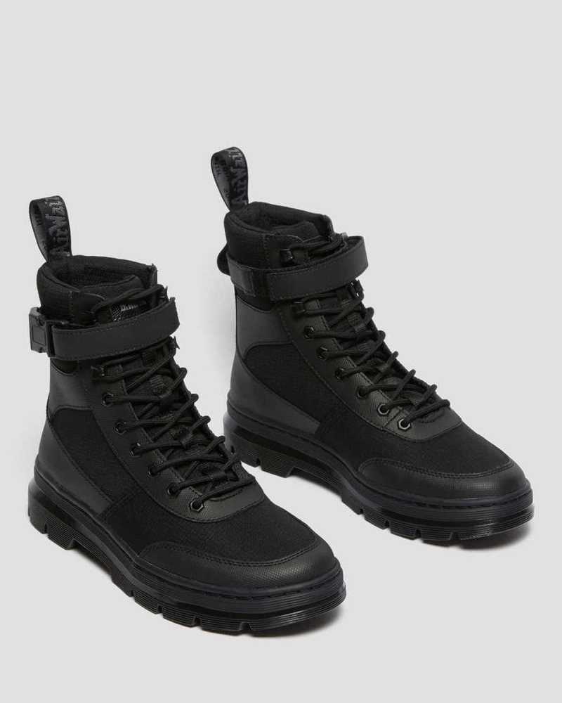 Dr Martens Combs Tech Poly Vanlige Boots Støvletter Herre Svarte | BAISO9041