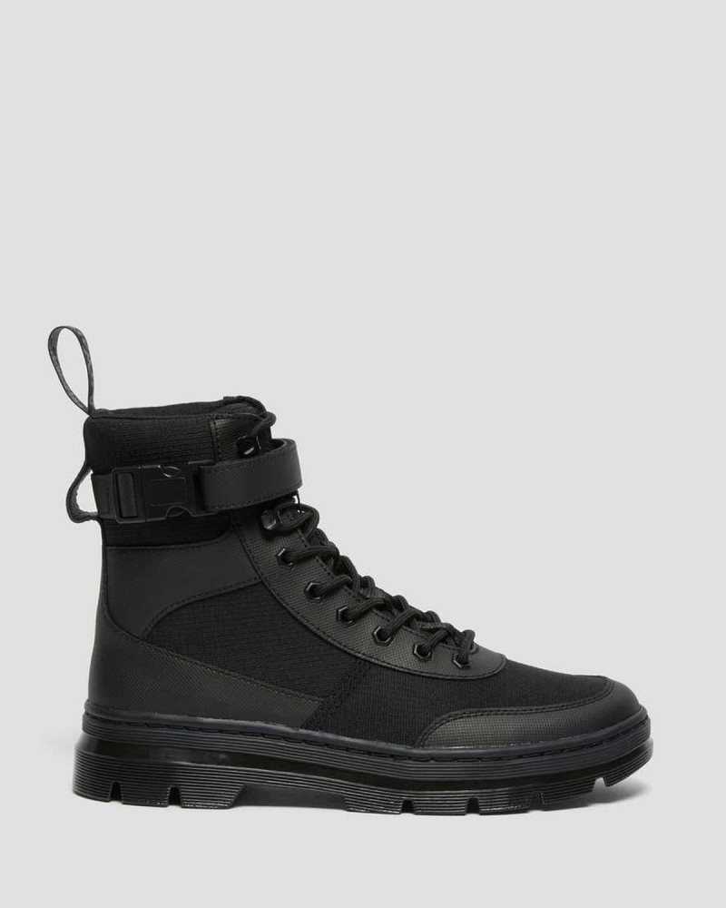 Dr Martens Combs Tech Poly Vanlige Boots Støvletter Herre Svarte | BAISO9041