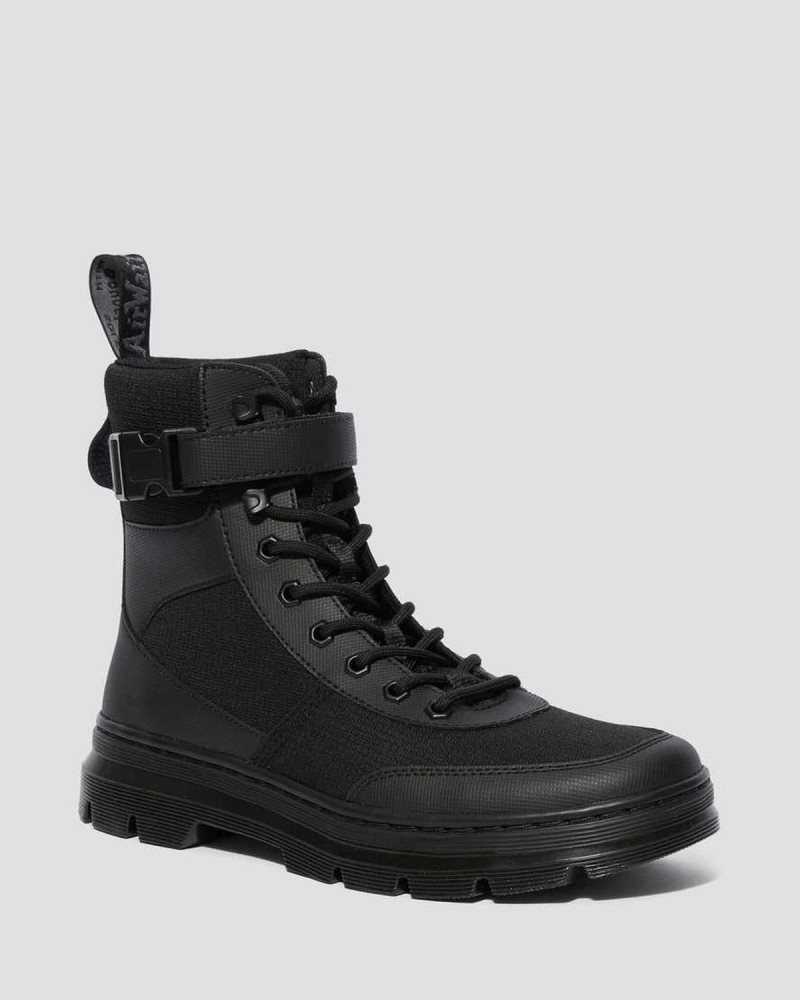 Dr Martens Combs Tech Poly Vanlige Boots Støvletter Herre Svarte | BAISO9041