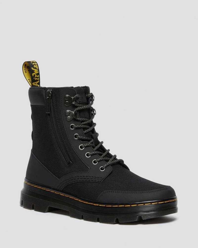 Dr Martens Combs Zip Vanlige Boots Fritidsstøvler Herre Svarte | NOHTS0213