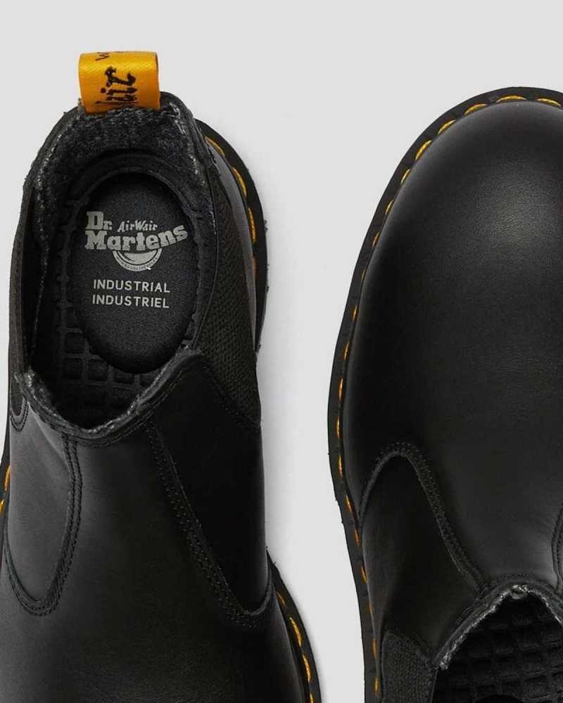 Dr Martens Fellside Full Grain Chelsea Arbeids Boots Chelsea Støvler Herre Svarte | VCHAN0742