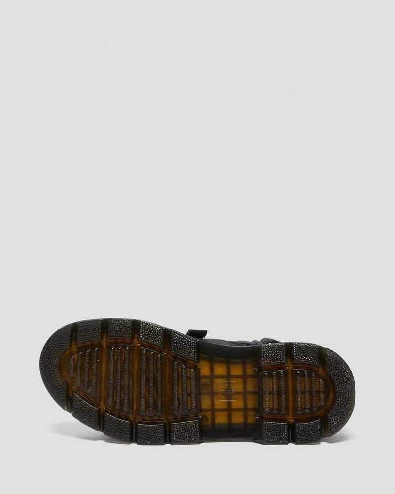 Dr Martens Forster Webbing Sandals Sandaler Med Reim Herre Svarte | SMNBY0173