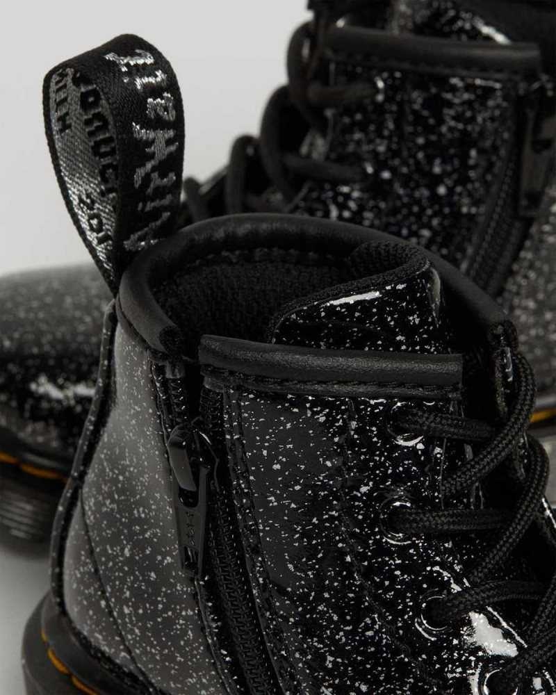 Dr Martens Infant 1460 Glitter Ankle Boots Støvler Barn Svarte | VUISO9324