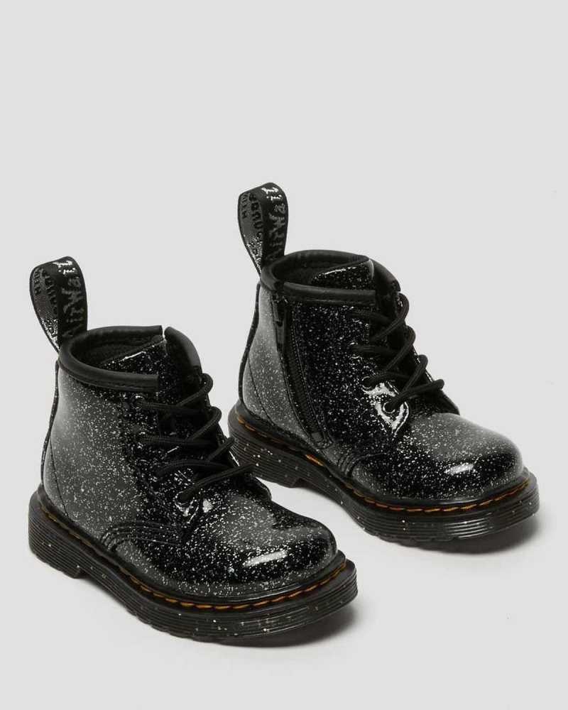 Dr Martens Infant 1460 Glitter Ankle Boots Støvler Barn Svarte | VUISO9324