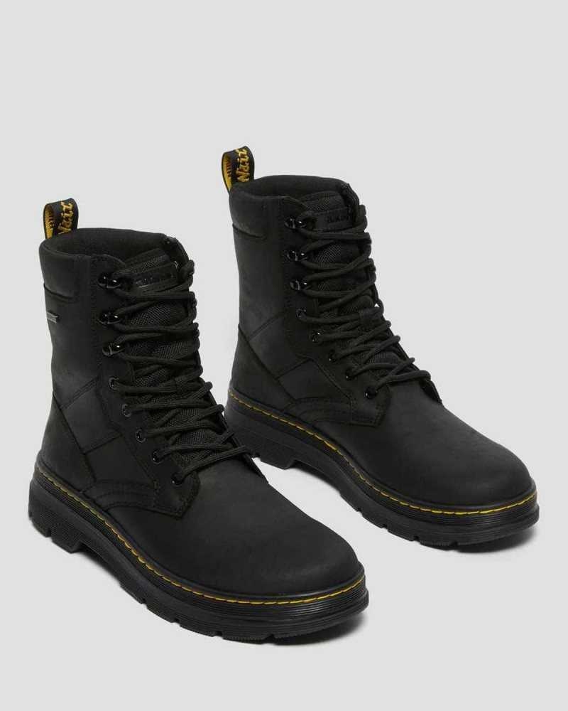 Dr Martens Iowa Vanntette Poly Vanlige Boots Fritidsstøvler Herre Svarte | AEVTD3012