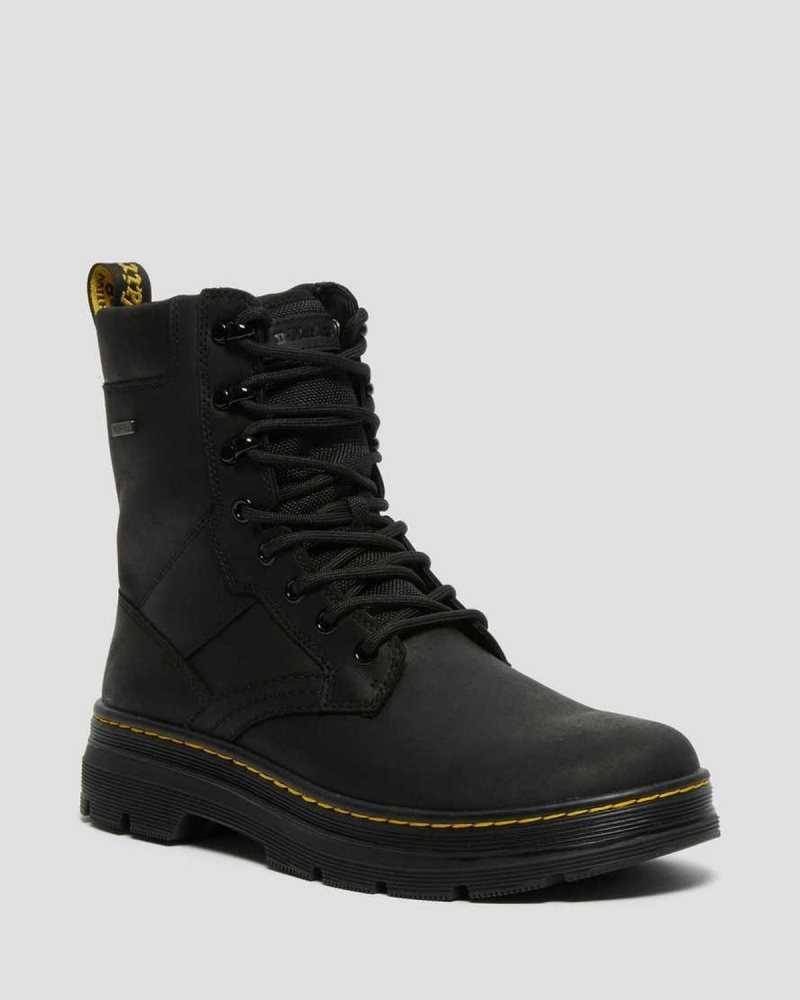 Dr Martens Iowa Vanntette Poly Vanlige Boots Fritidsstøvler Herre Svarte | AEVTD3012