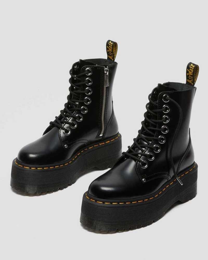 Dr Martens Jadon Max Platform Boots Støvletter Dame Svarte | WDUKE4536