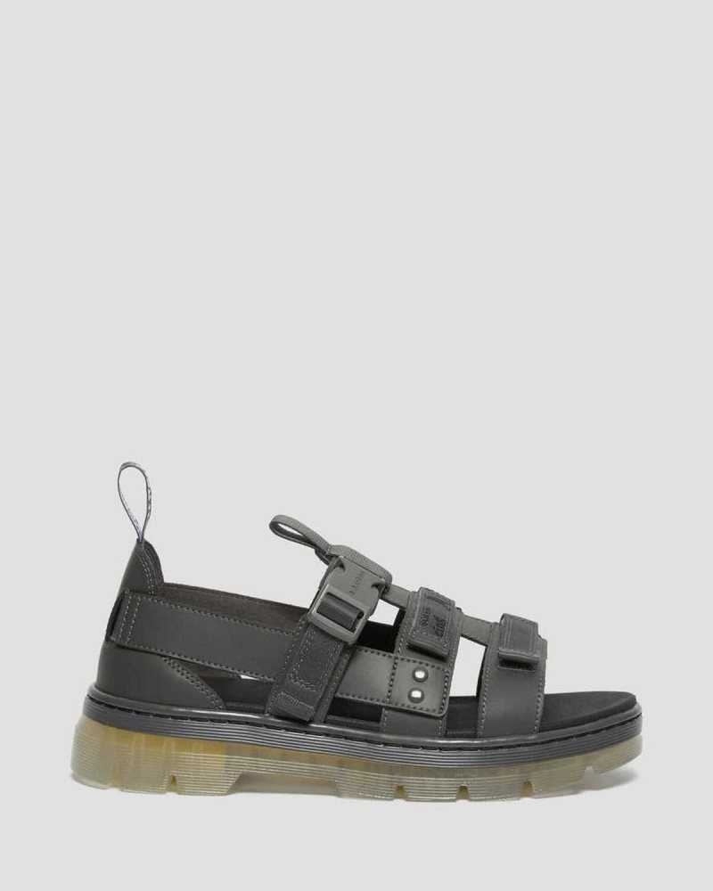 Dr Martens Pearson Iced Vanlige Sandals Fritidsstøvler Dame Grå | FXPQL3245