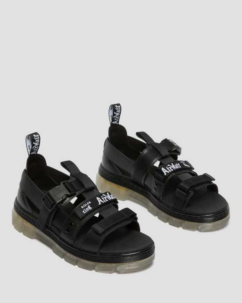 Dr Martens Pearson Iced Vanlige Sandals Fritidsstøvler Dame Svarte | AELYW2935