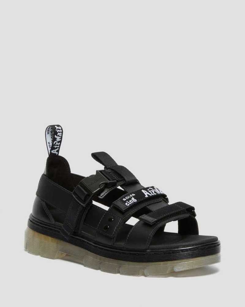 Dr Martens Pearson Iced Vanlige Sandals Fritidsstøvler Dame Svarte | AELYW2935