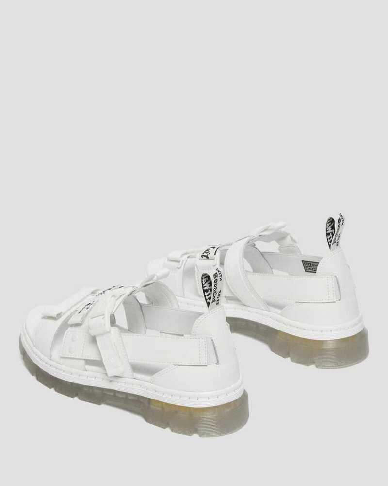 Dr Martens Pearson Iced Vanlige Sandals Sandaler Med Reim Herre Hvite | SVLRN0176