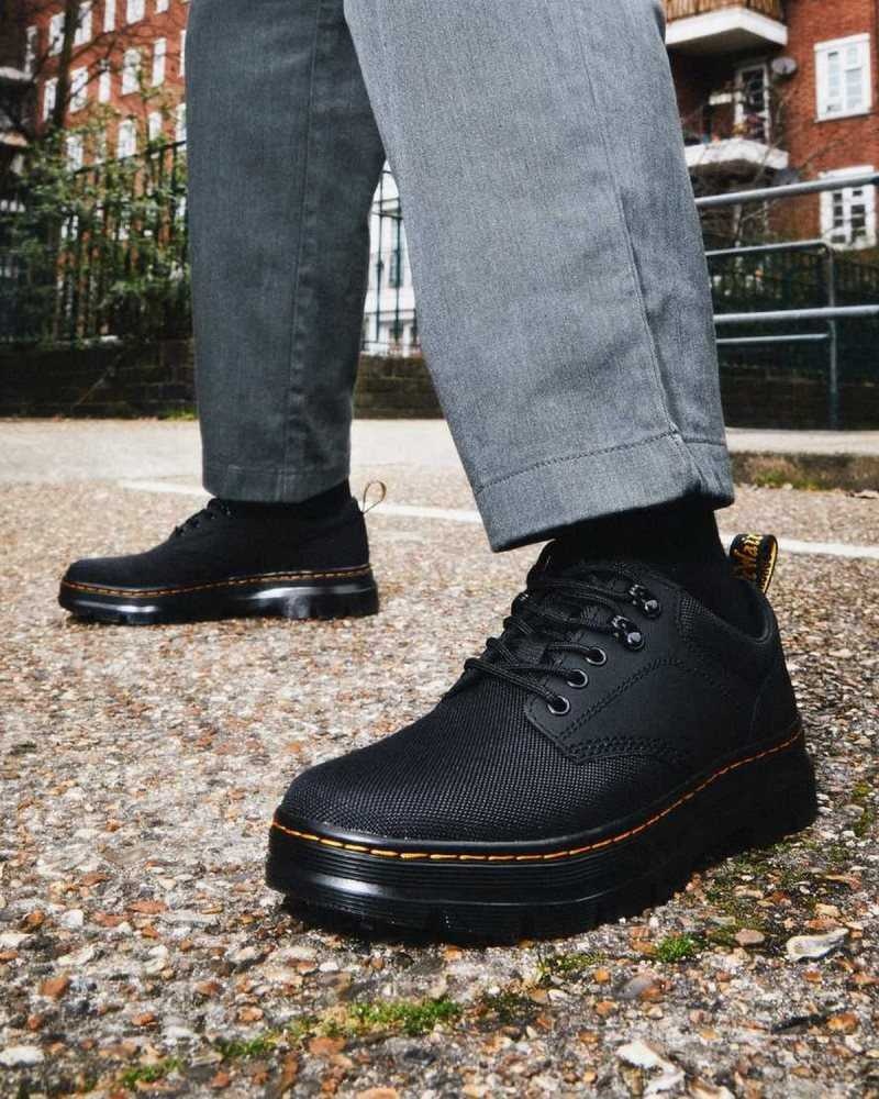 Dr Martens Reeder Utility Shoes Fritidsstøvler Herre Svarte | DCRZH2950