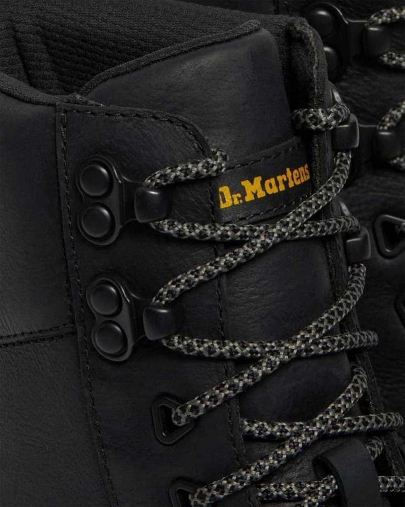 Dr Martens Tarik Wyoming Lær Utility Boots Støvletter Herre Svarte | GYLDA8260