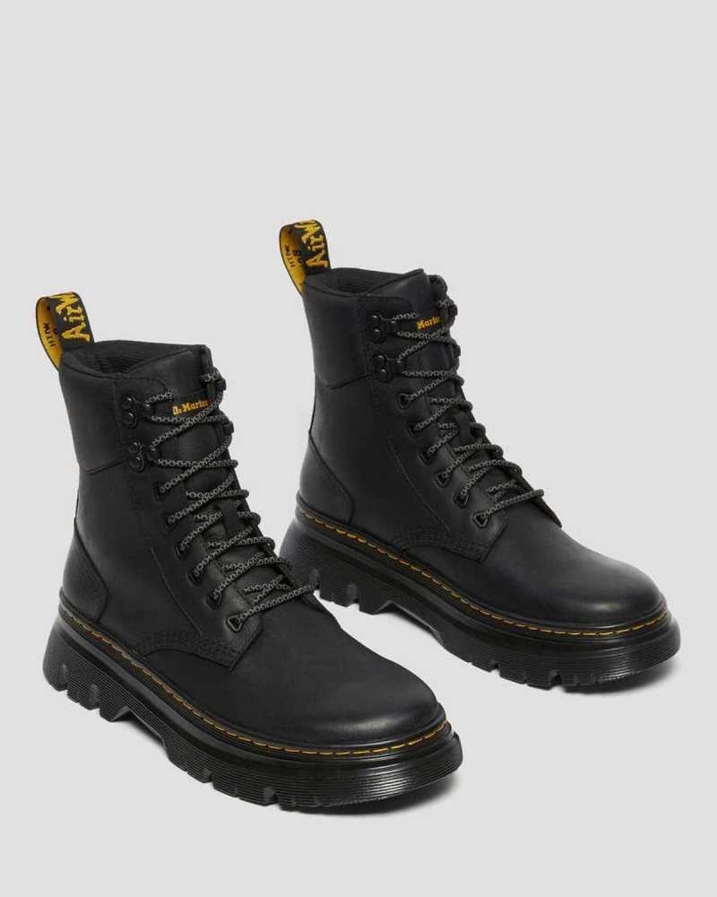 Dr Martens Tarik Wyoming Lær Utility Boots Støvletter Herre Svarte | GYLDA8260