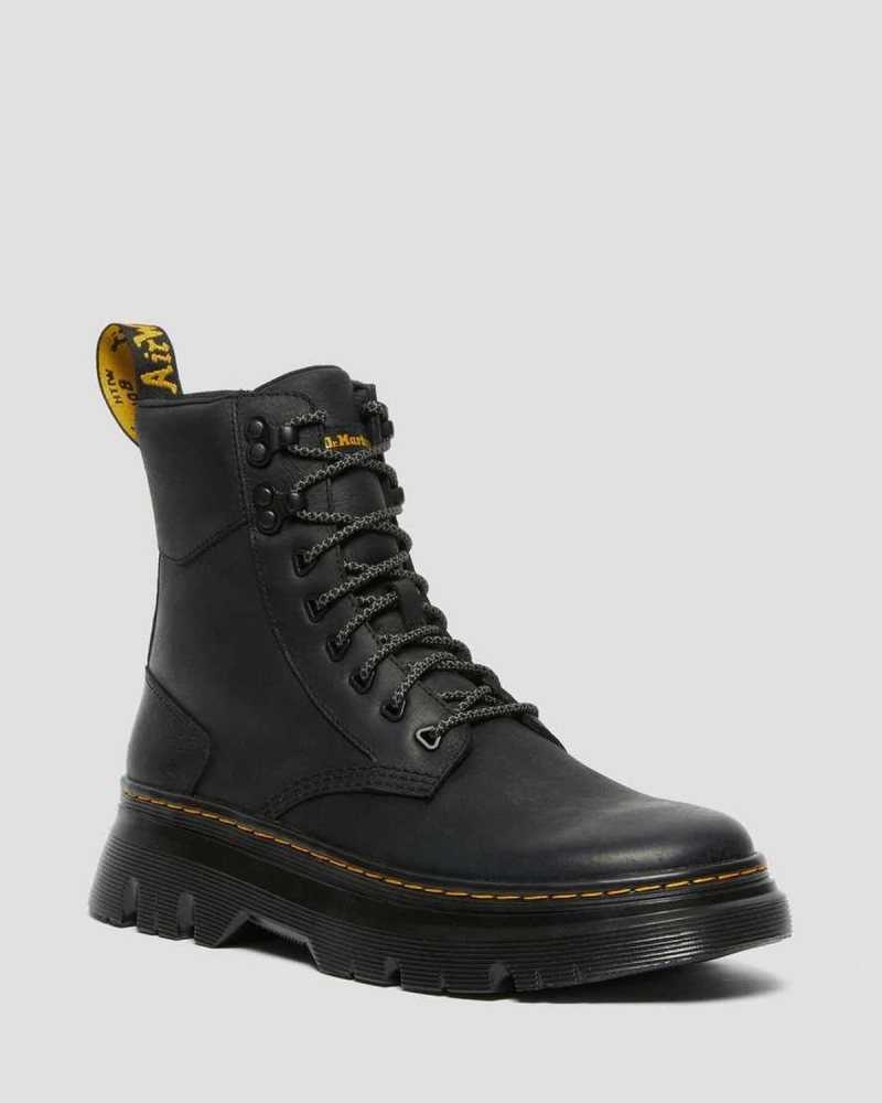 Dr Martens Tarik Wyoming Lær Utility Boots Støvletter Herre Svarte | GYLDA8260