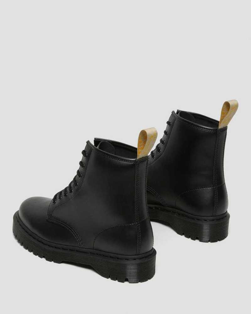 Dr Martens Veganske 1460 Bex Mono Blonder Up Boots Støvletter Dame Svarte | GDEPL6841