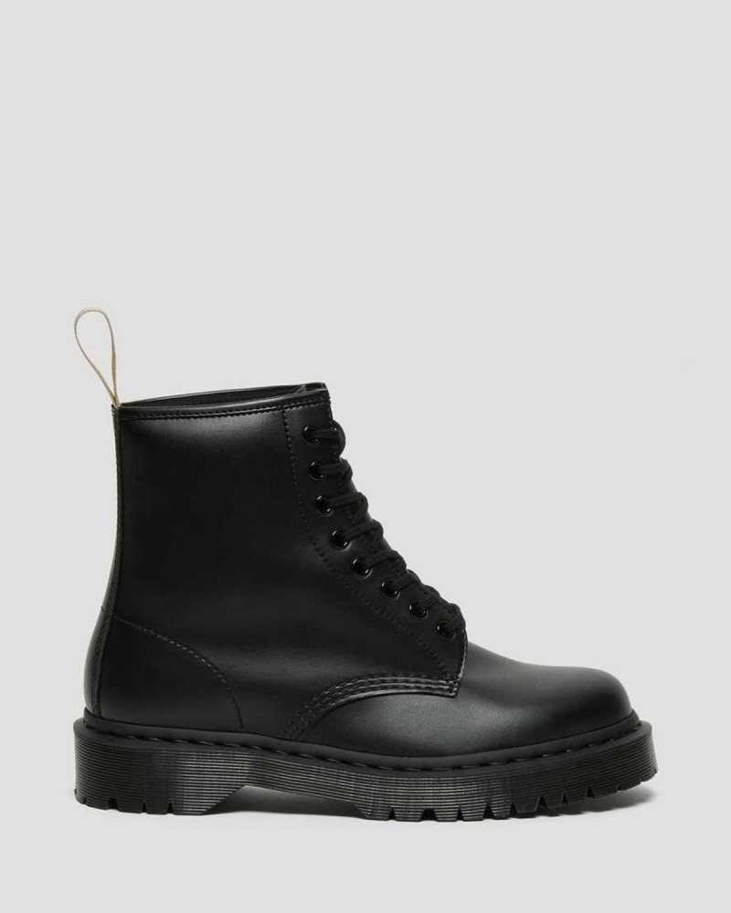 Dr Martens Veganske 1460 Bex Mono Blonder Up Boots Støvletter Dame Svarte | GDEPL6841