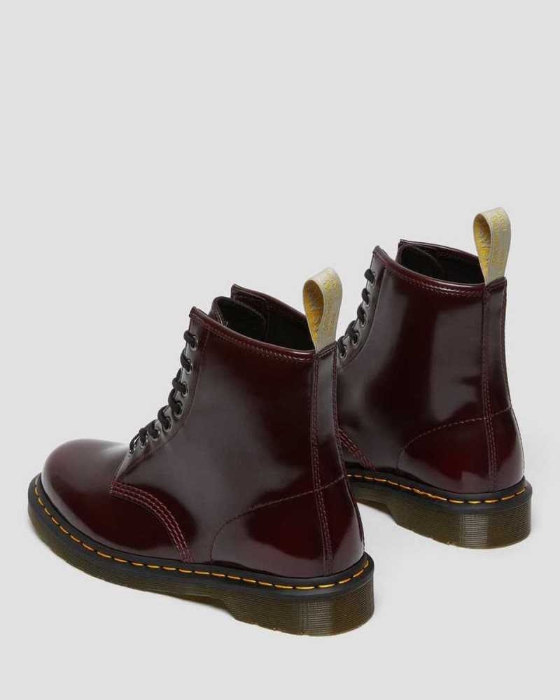 Dr Martens Veganske 1460 Blonder Up Boots Støvler Herre Rosa Rød | PQIVF2083