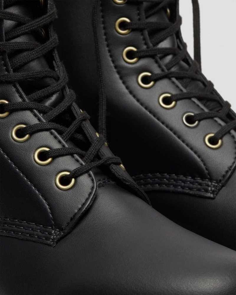 Dr Martens Veganske 1460 Felix Blonder Up Boots Støvler Dame Svarte | GOBRU4053