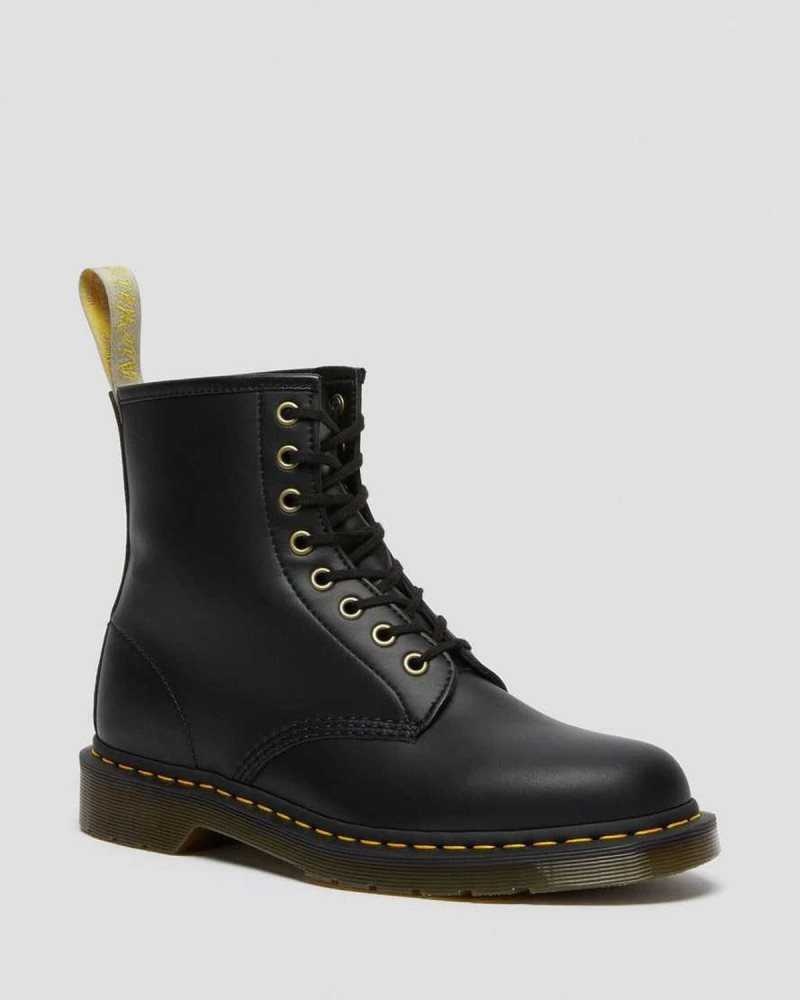 Dr Martens Veganske 1460 Felix Blonder Up Boots Støvler Dame Svarte | GOBRU4053