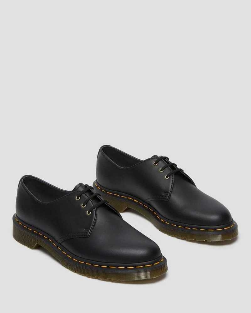 Dr Martens Veganske 1461 Felix Oxford Shoes Originals Sko Dame Svarte | DSAYJ5192