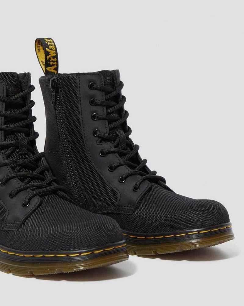 Dr Martens Youth Combs Extra Tough Poly Vanlige Boots Støvler Barn Svarte | LGMBJ0217