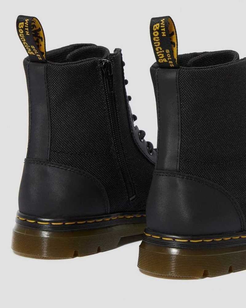 Dr Martens Youth Combs Extra Tough Poly Vanlige Boots Støvler Barn Svarte | LGMBJ0217