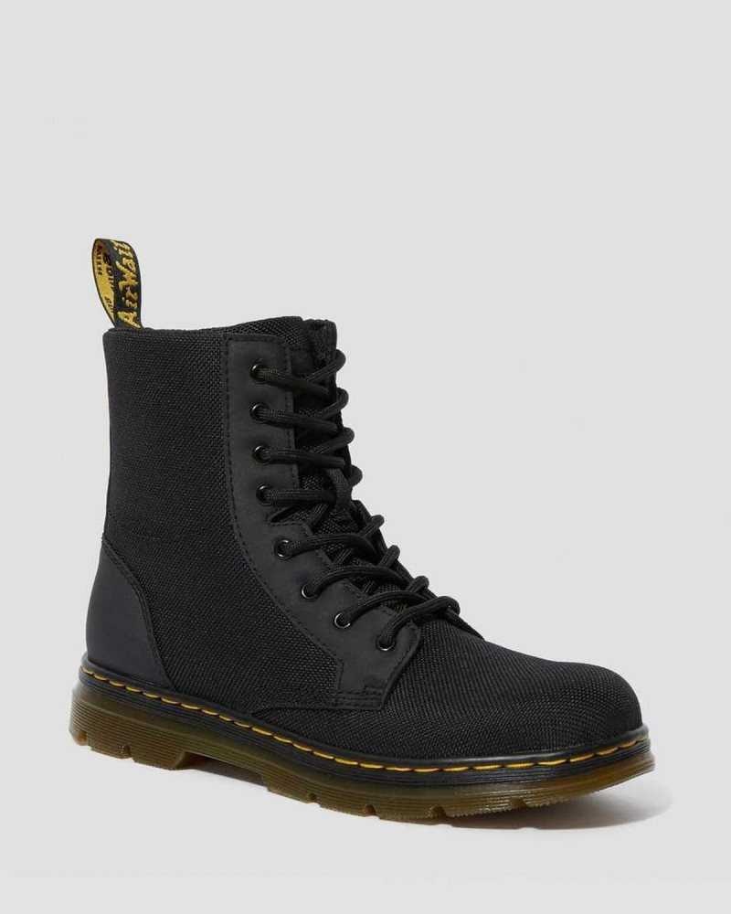 Dr Martens Youth Combs Extra Tough Poly Vanlige Boots Støvler Barn Svarte | LGMBJ0217